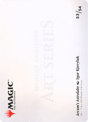 Arcum's Astrolabe // Arcum's Astrolabe [Modern Horizons Art Series] Magic: The Gathering