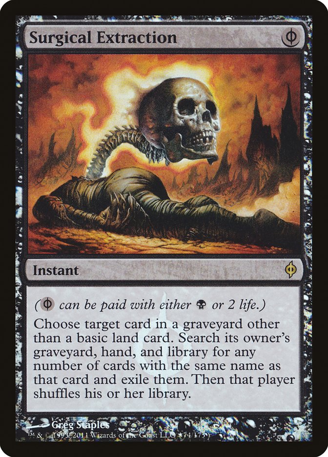Surgical Extraction (Buy-A-Box) [New Phyrexia Promos] Magic: The Gathering