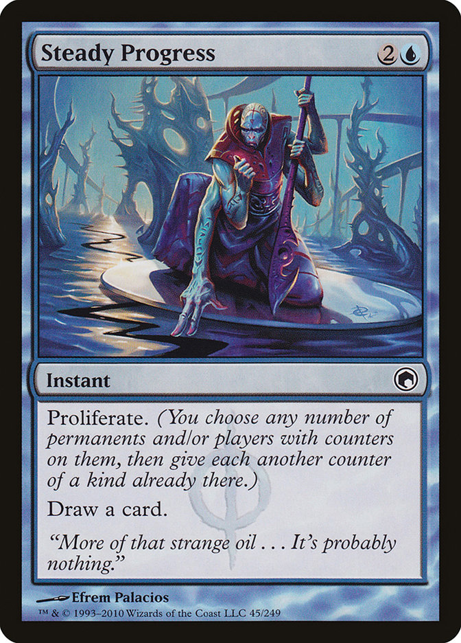 Steady Progress [Scars of Mirrodin] Magic: The Gathering