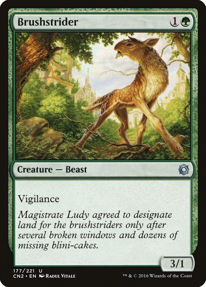 Brushstrider [Conspiracy: Take the Crown] Magic: The Gathering