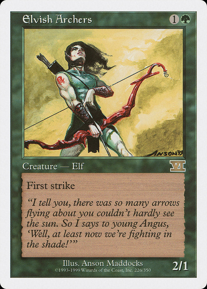 Elvish Archers [Classic Sixth Edition] Magic: The Gathering