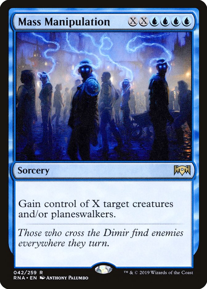 Mass Manipulation [Ravnica Allegiance] Magic: The Gathering