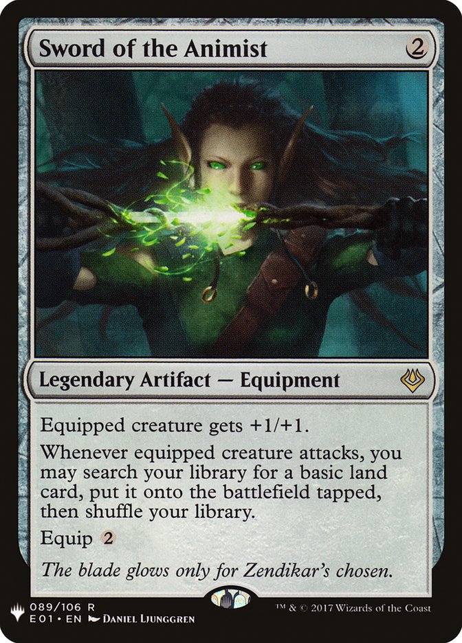 Sword of the Animist [Mystery Booster] Magic: The Gathering