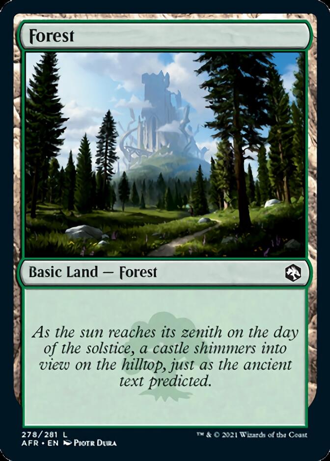 Forest (278) [Dungeons & Dragons: Adventures in the Forgotten Realms] Magic: The Gathering