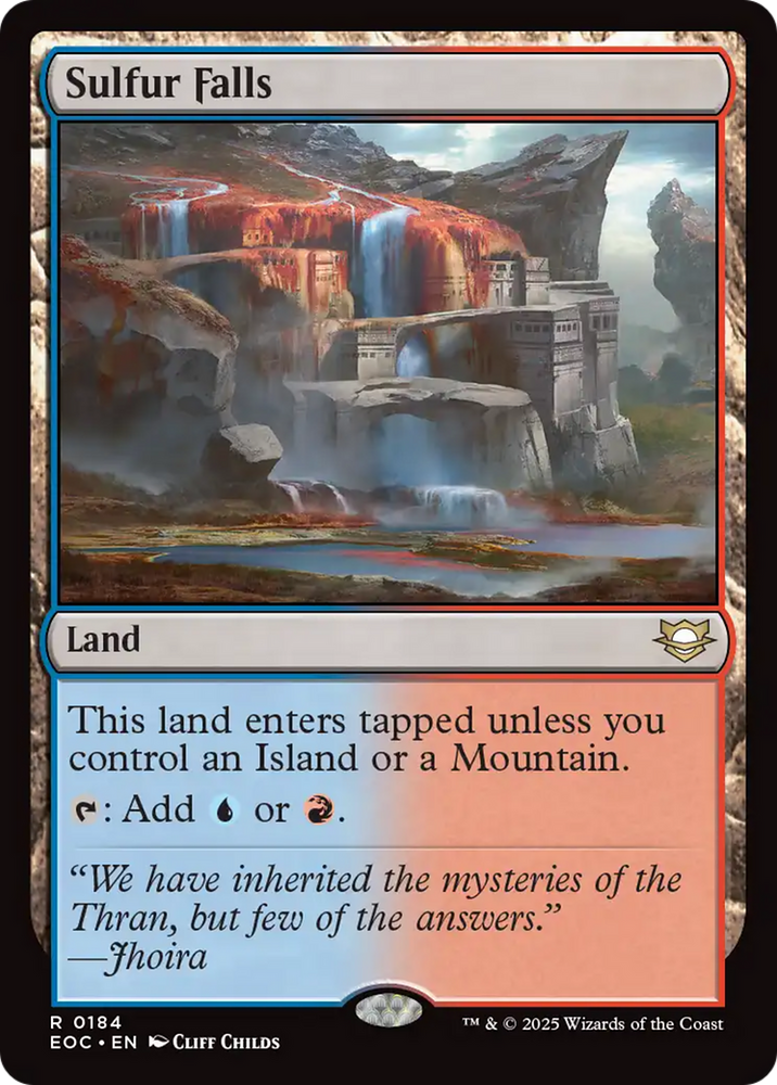 Sulfur Falls [Edge of Eternities Commander] Magic: The Gathering