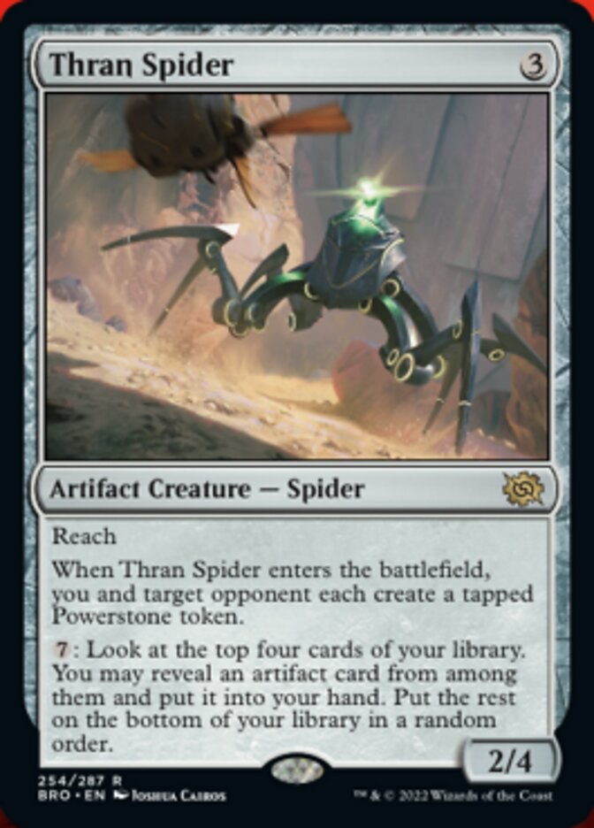 Thran Spider [The Brothers' War] Magic: The Gathering