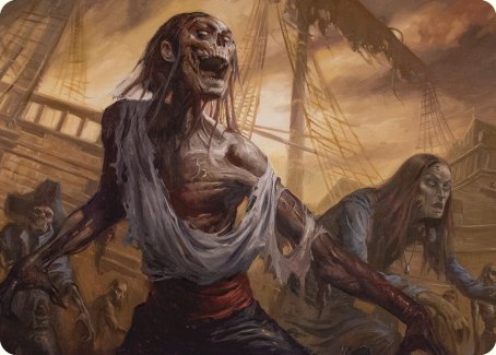 Rise from the Tides Art Card [Commander Masters Art Series] Magic: The Gathering