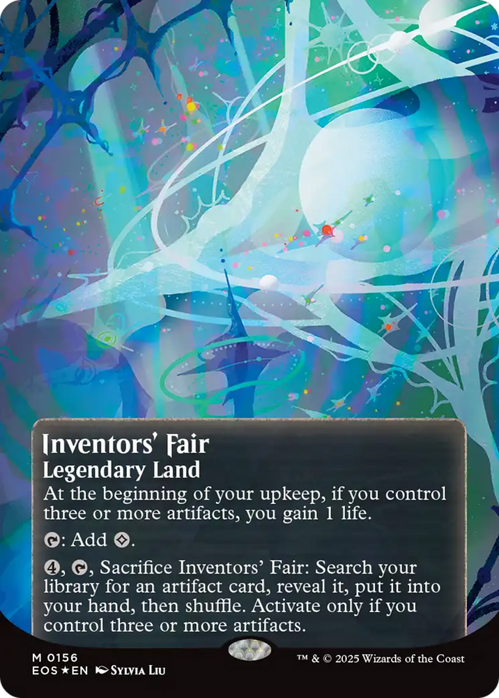Inventors' Fair (0156) (Borderless) (Galaxy Foil) [Edge of Eternities: Stellar Sights] Magic: The Gathering