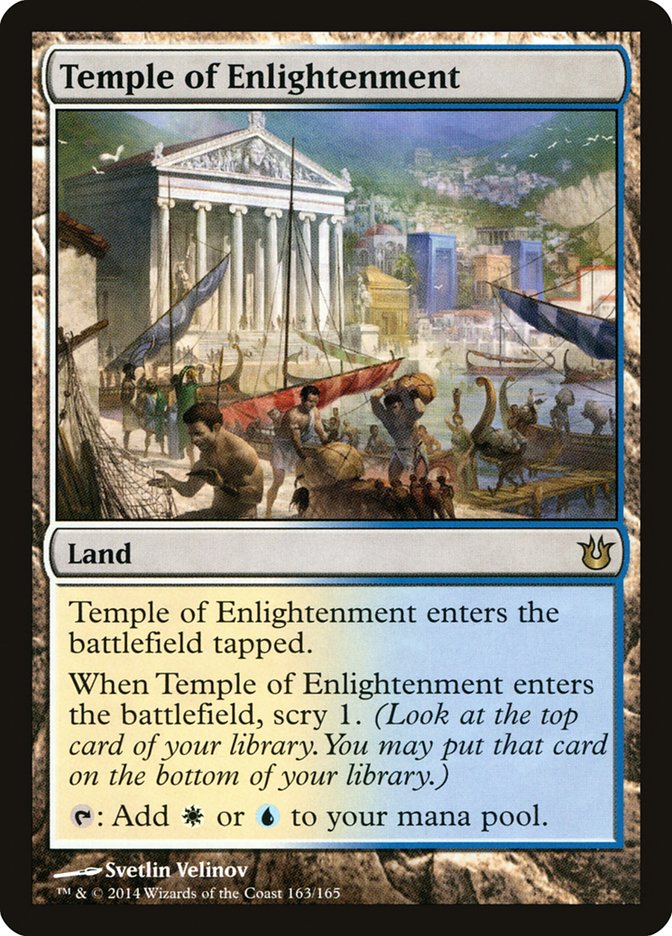 Temple of Enlightenment [Born of the Gods] Magic: The Gathering
