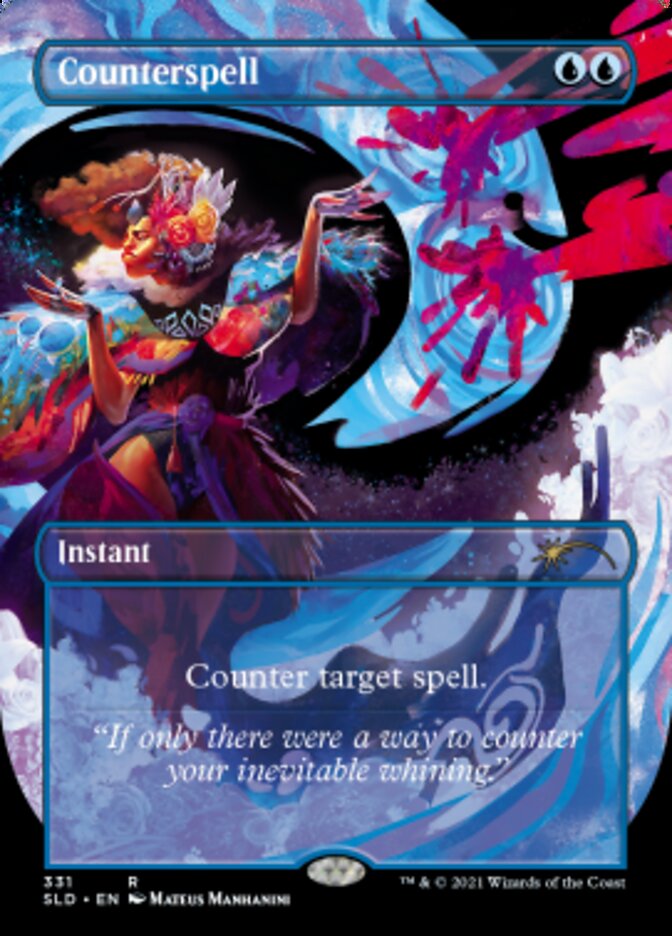 Counterspell (Borderless) [Secret Lair Drop Series] Magic: The Gathering