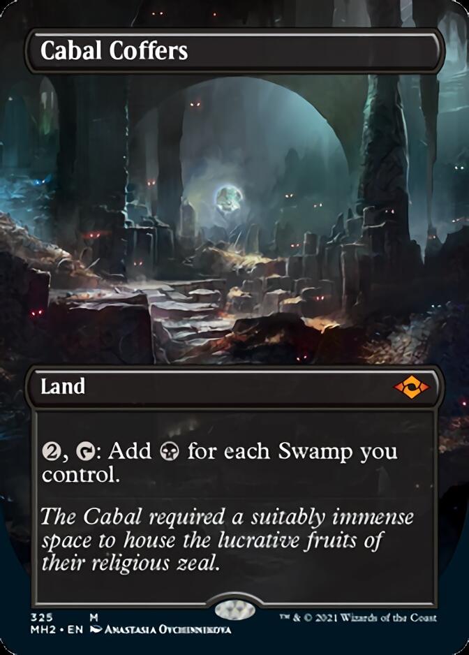 Cabal Coffers (Borderless Alternate Art) [Modern Horizons 2] Magic: The Gathering
