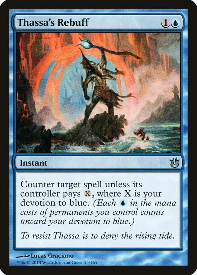 Thassa's Rebuff [Born of the Gods] Magic: The Gathering