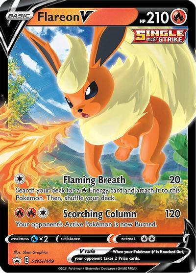 Flareon V (SWSH149) [Sword & Shield: Black Star Promos] Pokémon