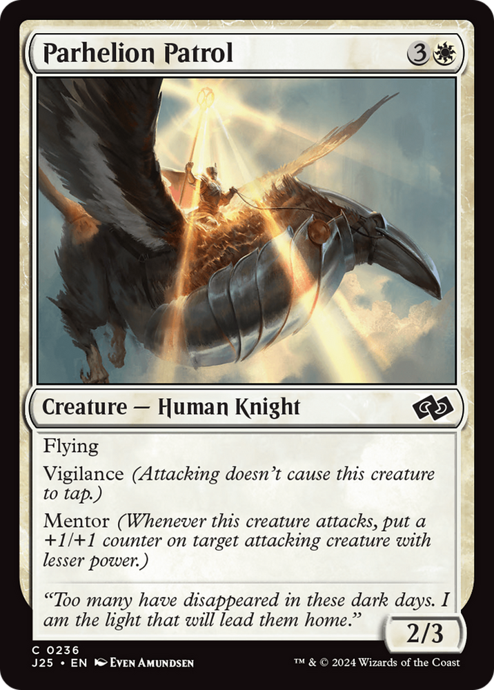 Parhelion Patrol [Foundations Jumpstart] Magic: The Gathering