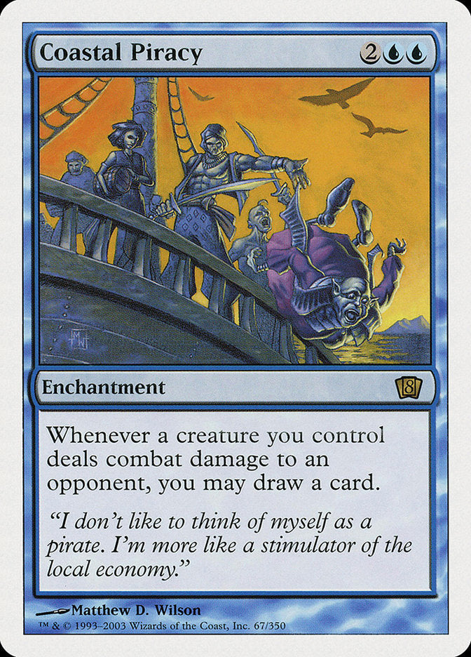 Coastal Piracy [Eighth Edition] Magic: The Gathering