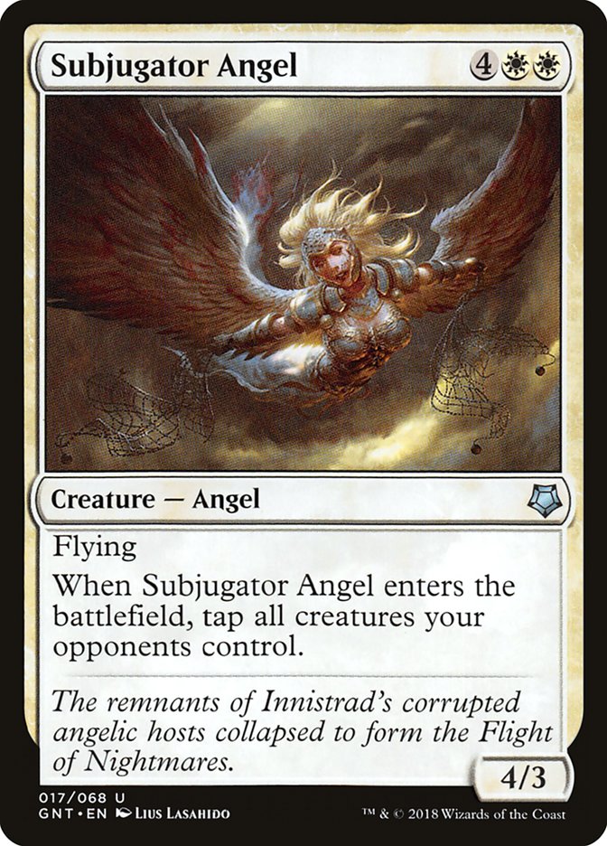Subjugator Angel [Game Night 2018] Magic: The Gathering