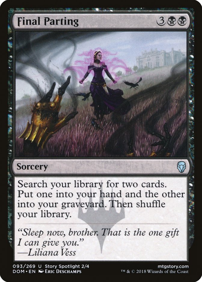 Final Parting [Dominaria] Magic: The Gathering
