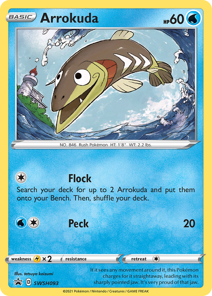 Arrokuda (SWSH093) [Sword & Shield: Black Star Promos] Pokémon