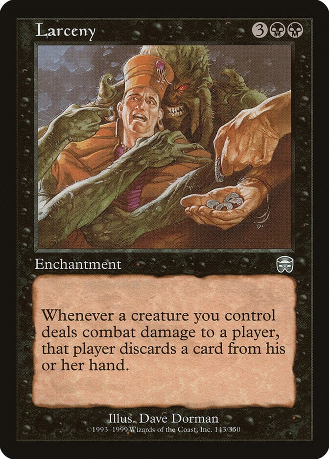 Larceny [Mercadian Masques] Magic: The Gathering
