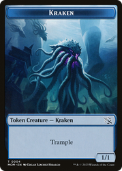 Soldier // Kraken Double-Sided Token [March of the Machine Tokens] Magic: The Gathering