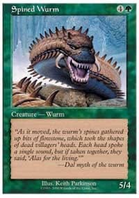 Spined Wurm [Starter 2000] Magic: The Gathering