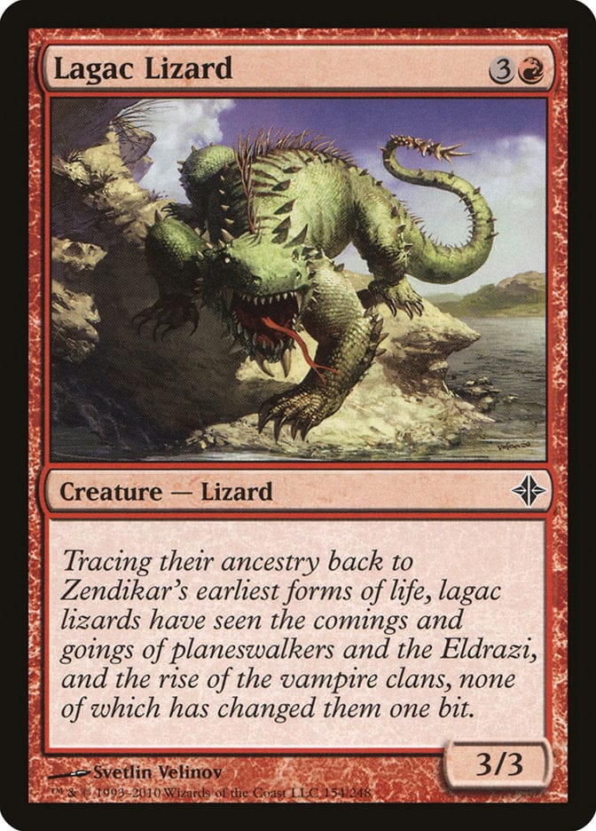 Lagac Lizard [Rise of the Eldrazi] Magic: The Gathering