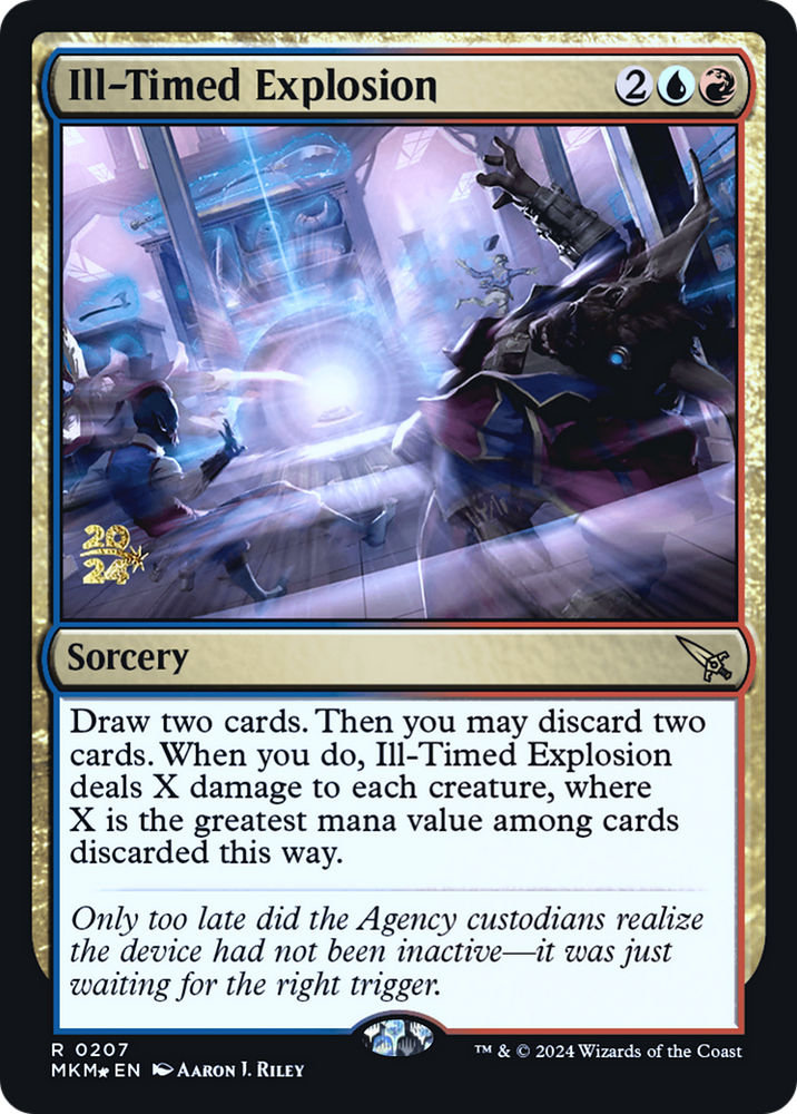 Ill-Timed Explosion [Murders at Karlov Manor Prerelease Promos] Magic: The Gathering