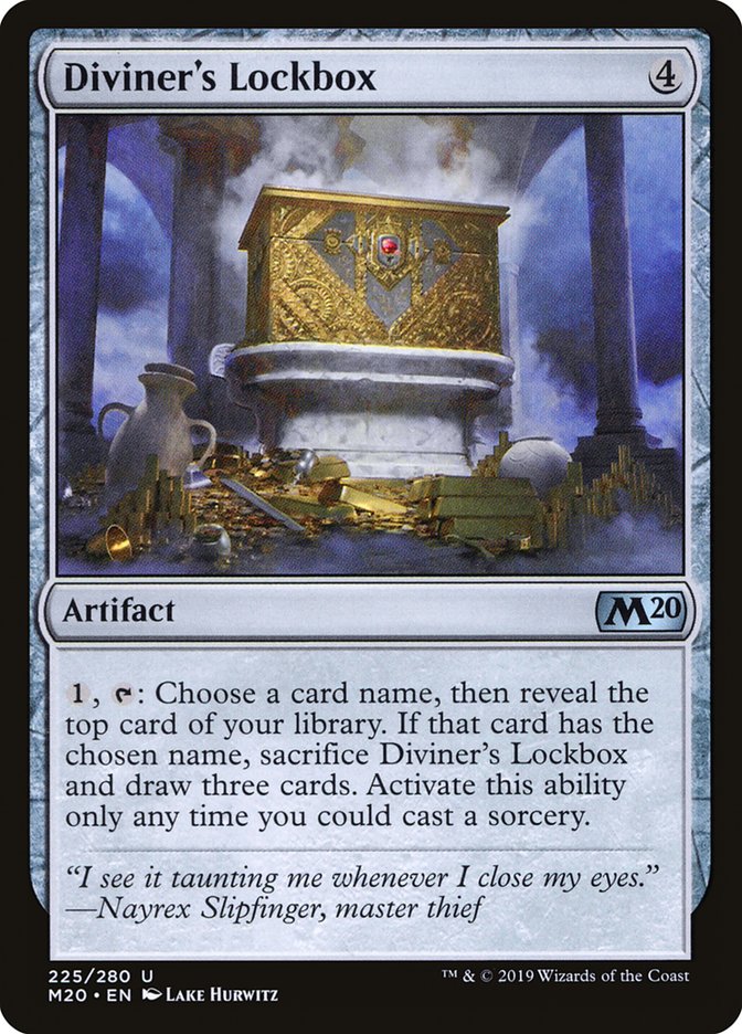 Diviner's Lockbox [Core Set 2020] Magic: The Gathering