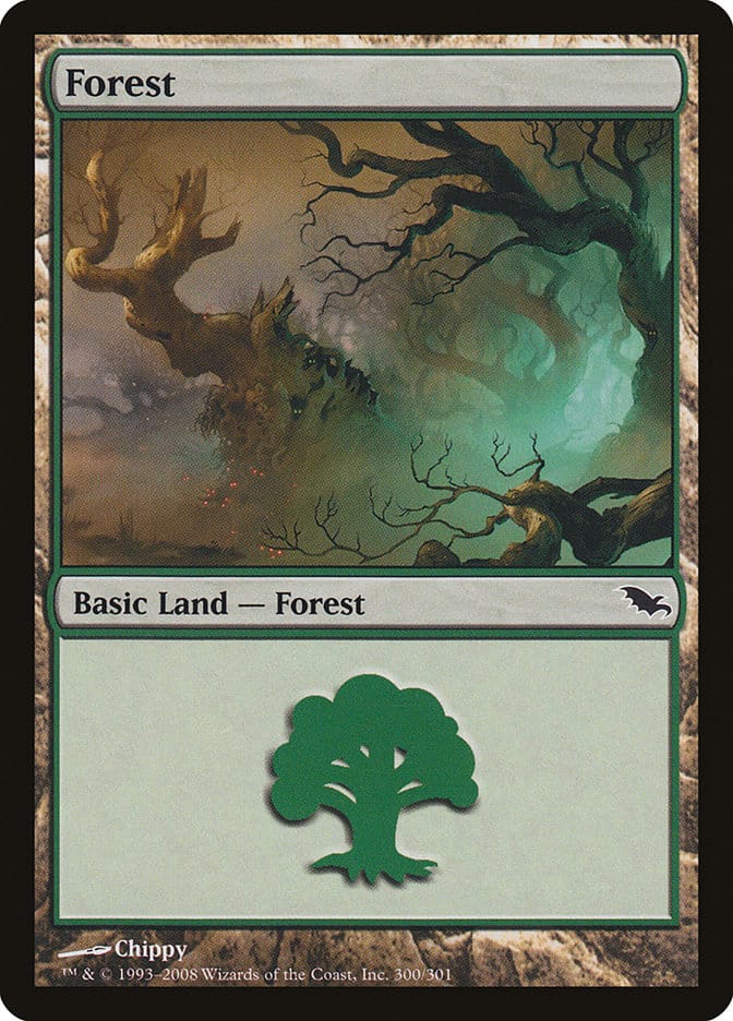 Forest (300) [Shadowmoor] Magic: The Gathering