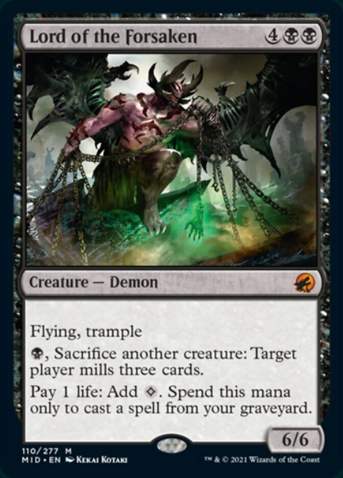 Lord of the Forsaken [Innistrad: Midnight Hunt] Magic: The Gathering