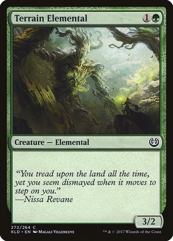 Terrain Elemental (Deck Builders Toolkit) [Kaladesh Promos] Magic: The Gathering