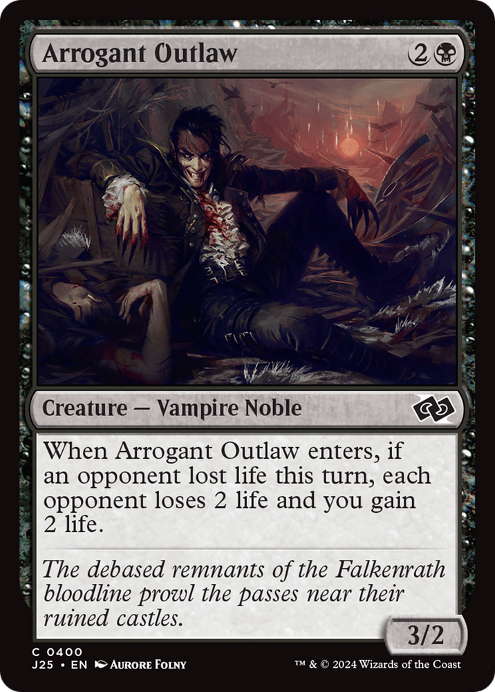 Arrogant Outlaw [Foundations Jumpstart] Magic: The Gathering