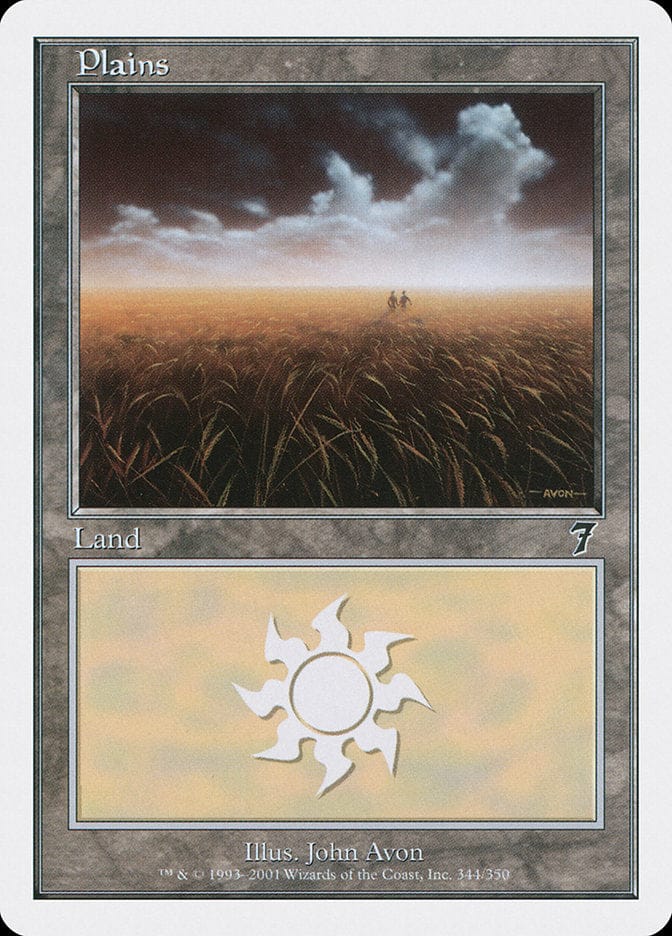 Plains (344) [Seventh Edition] Magic: The Gathering