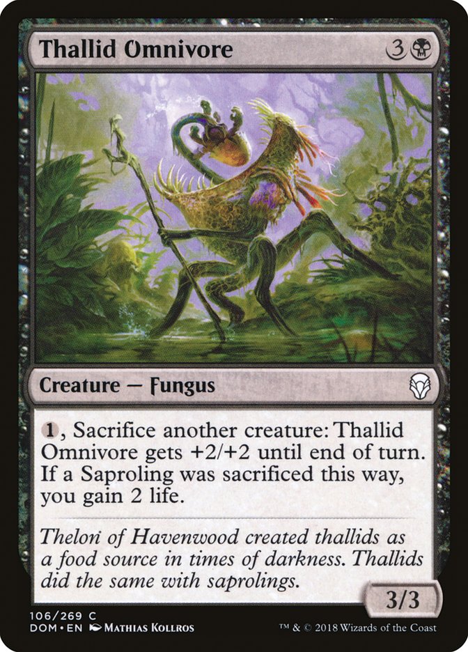 Thallid Omnivore [Dominaria] Magic: The Gathering
