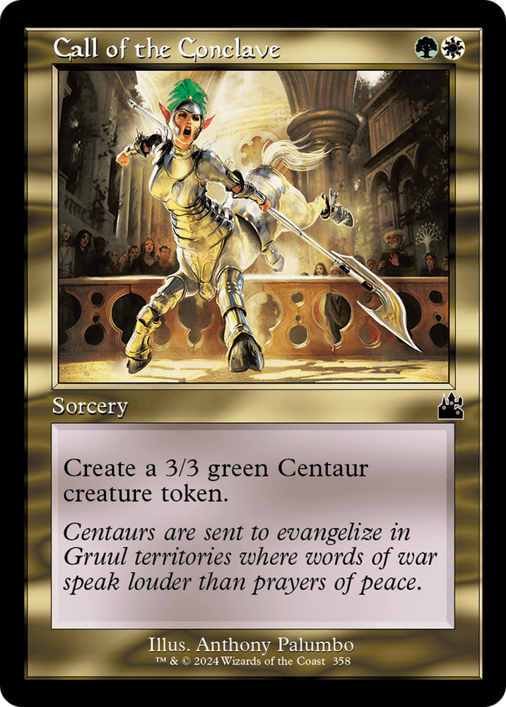 Call of the Conclave (Retro Frame) [Ravnica Remastered] Magic: The Gathering