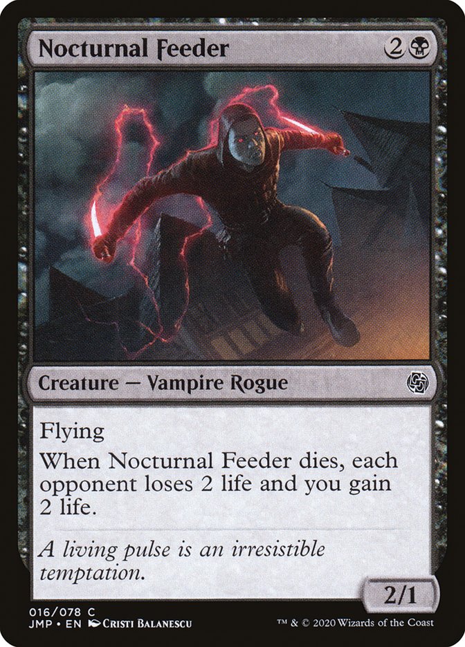 Nocturnal Feeder [Jumpstart] Magic: The Gathering