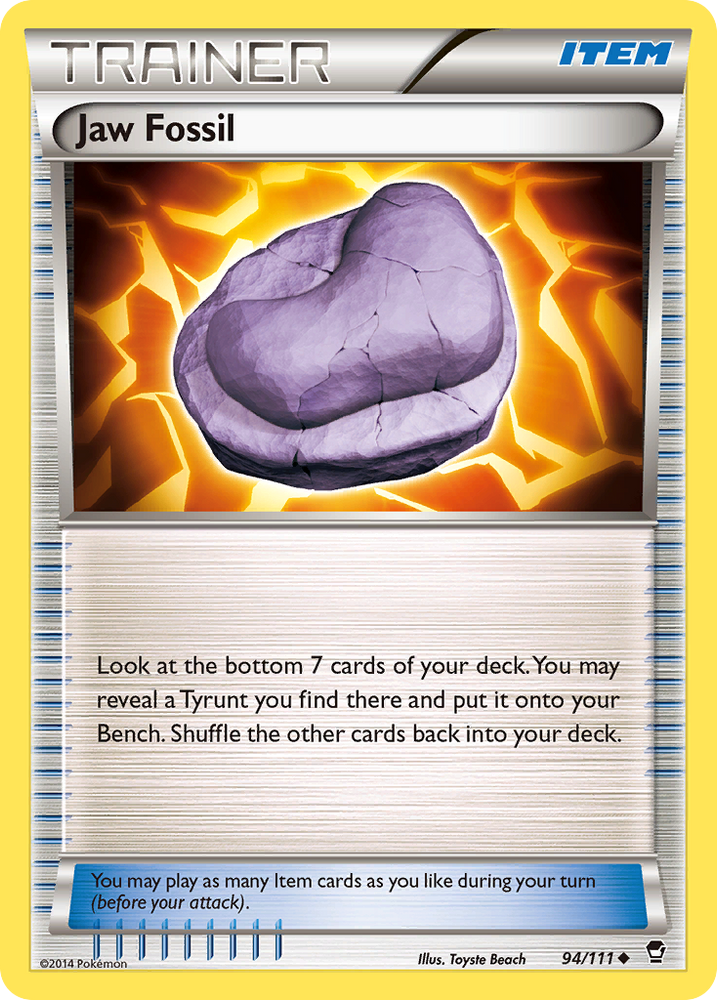 Jaw Fossil (94/111) [XY: Furious Fists] Pokémon