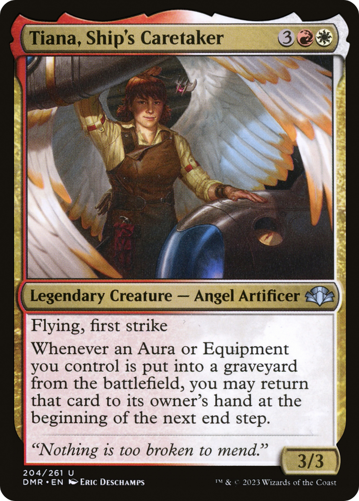 Tiana, Ship's Caretaker [Dominaria Remastered] Magic: The Gathering