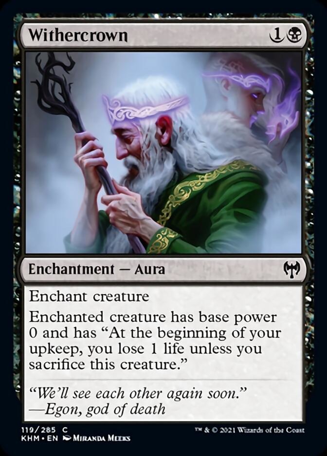Withercrown [Kaldheim] Magic: The Gathering
