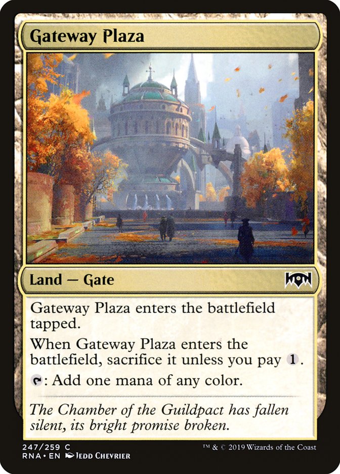 Gateway Plaza [Ravnica Allegiance] Magic: The Gathering