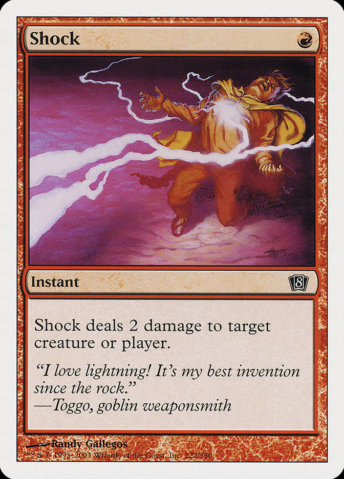 Shock [Eighth Edition] Magic: The Gathering