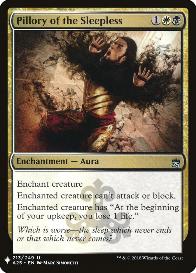 Pillory of the Sleepless [Mystery Booster] Magic: The Gathering