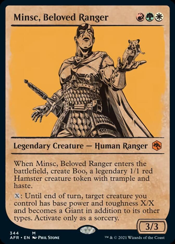 Minsc, Beloved Ranger (Showcase) [Dungeons & Dragons: Adventures in the Forgotten Realms] Magic: The Gathering