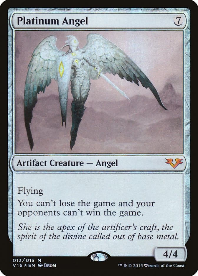 Platinum Angel [From the Vault: Angels] Magic: The Gathering