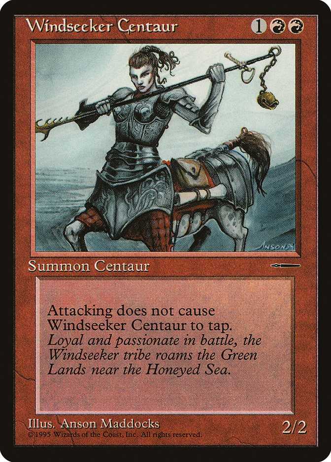 Windseeker Centaur (Book Promo) [HarperPrism Book Promos] Magic: The Gathering