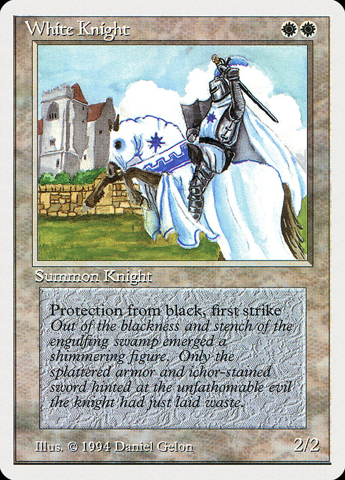 White Knight [Summer Magic / Edgar] Magic: The Gathering