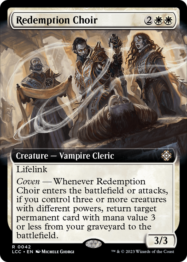Redemption Choir (Extended Art) [The Lost Caverns of Ixalan Commander] Magic: The Gathering