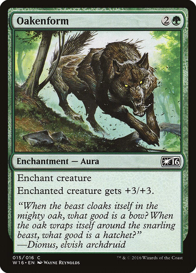 Oakenform [Welcome Deck 2016] Magic: The Gathering