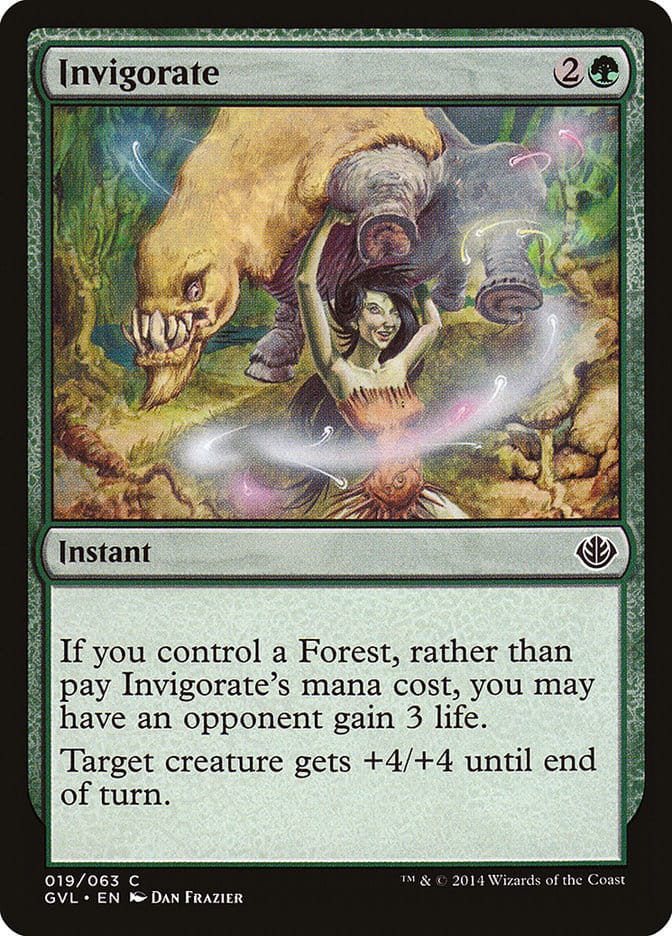 Invigorate (Garruk vs. Liliana) [Duel Decks Anthology] Magic: The Gathering