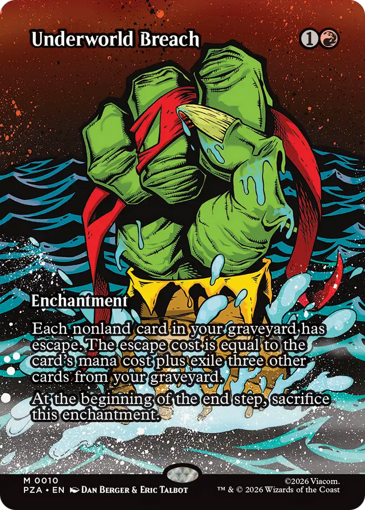 Underworld Breach (Borderless) [Teenage Mutant Ninja Turtles Eternal-Legal] Magic: The Gathering